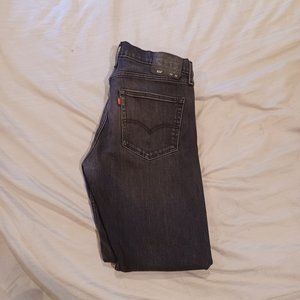 Levi Strauss 512 Black Denim Jeans